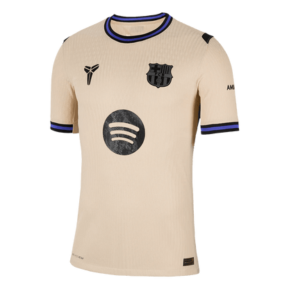 ROONY #19 Authentic Barcelona Away Soccer Jersey 2025/26 Yellow - UCL