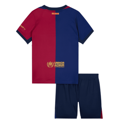 Kid's Barcelona Home Soccer Jersey Kit(Jersey+Shorts) 2024/25
