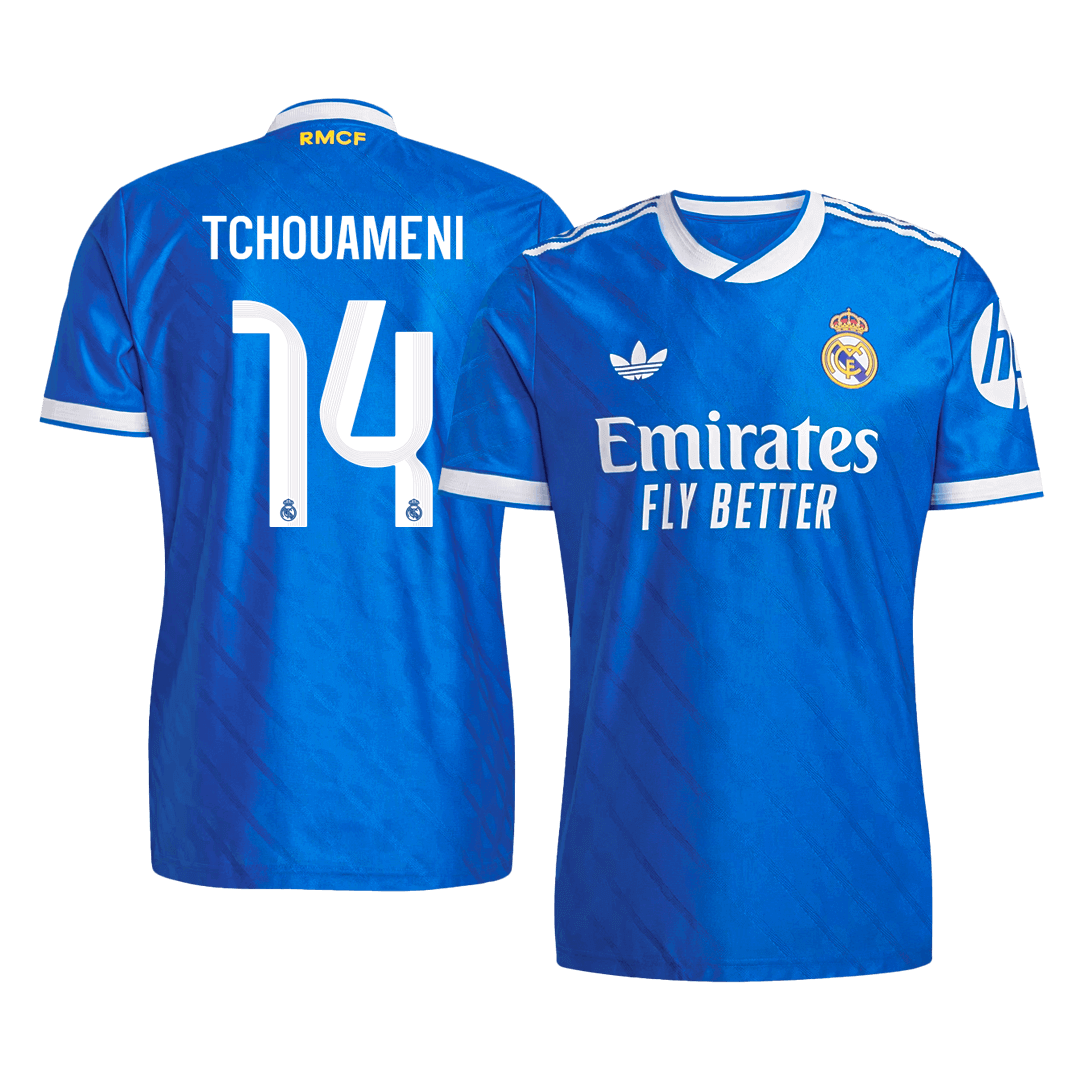Authentic TCHOUAMENI #14 Real Madrid Third Away Soccer Jersey 2025/26
