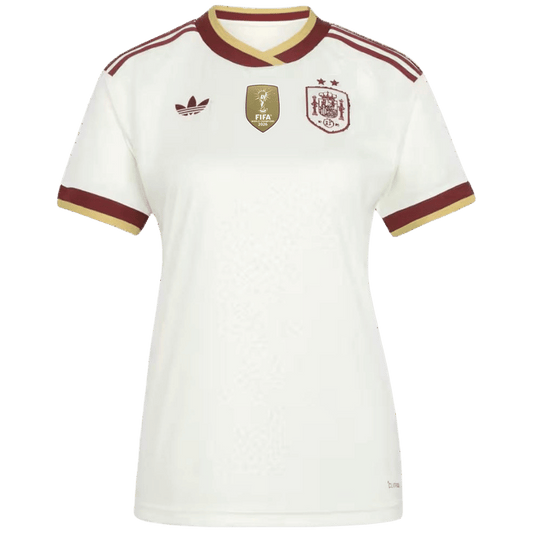 Women's Spain Away 2-Star Jersey World Cup 2026 White
