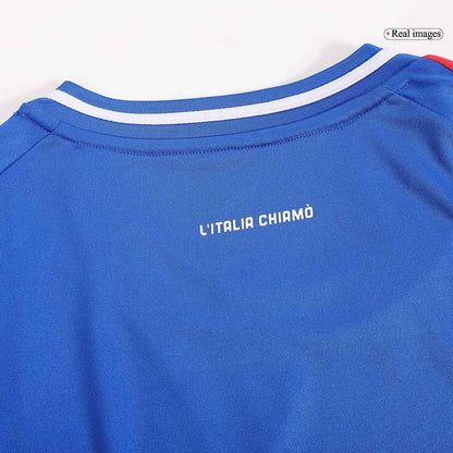CHIESA #14 Italy Home Soccer Jersey Euro 2024