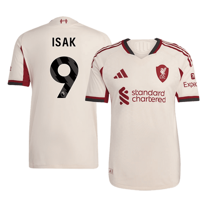 ISAK #9 Authentic Liverpool Away Soccer Jersey 25/26 White
