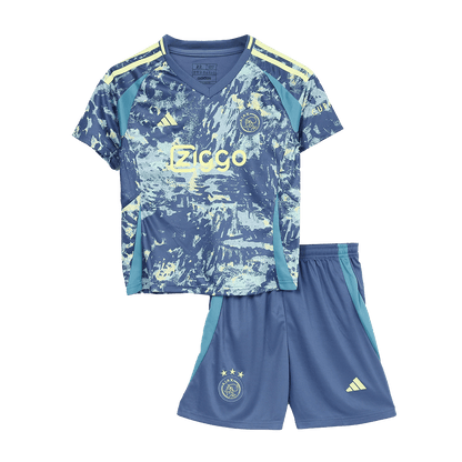 Kid's Ajax Away Soccer Jersey Kit(Jersey+Shorts) 2024/25