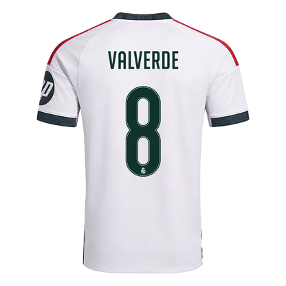 VALVERDE #8 Real Madrid Home Football Jersey 26/27 White - image 6