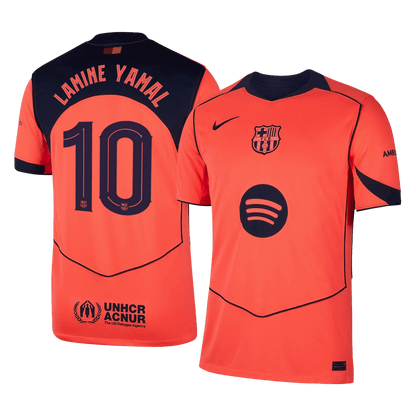 LAMINE YAMAL #10 Barcelona Third Away Soccer Jersey 2025/26—UCL