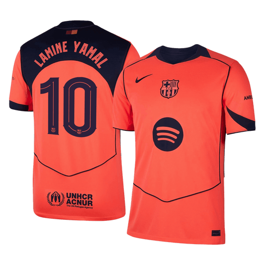 LAMINE YAMAL #10 Barcelona Third Away Soccer Jersey 2025/26—UCL
