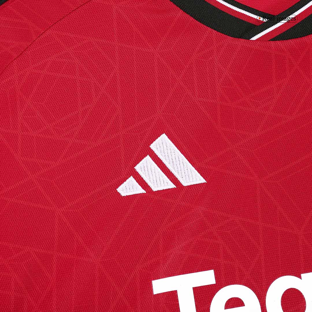 HØJLUND #11 Manchester United Home Soccer Jersey 2023/24 Red