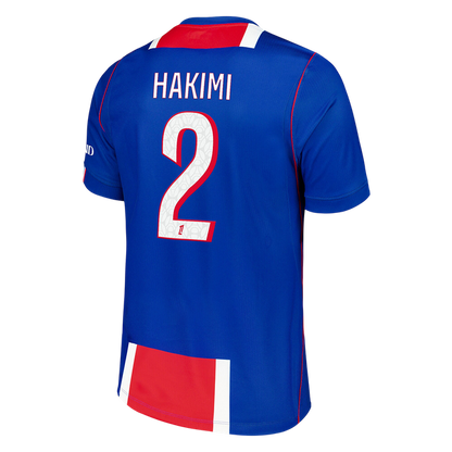 HAKIMI #2 Men Fan Version PSG Home Soccer Jersey 2026/27 Old Royal