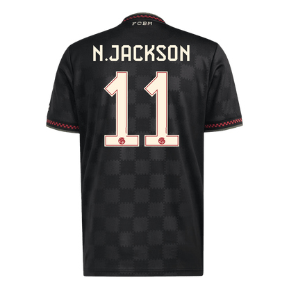 N.JACKSON #11 Bayern Munich Third Away Soccer Jersey 2025/26