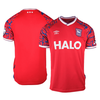 Ipswich Town Away Soccer Jersey 25/26 Red