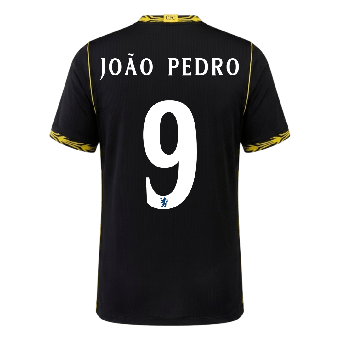 JOÃO PEDRO #9 Chelsea Away Soccer Jersey 2026/27 Black - Cup Printing