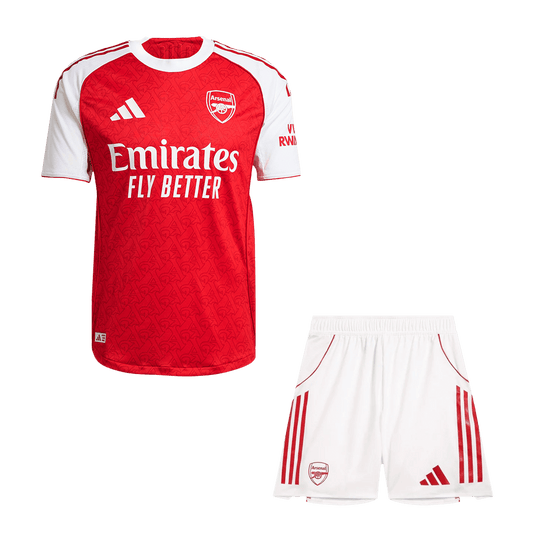 Authentic Arsenal Home Soccer Jersey Kit(Jersey+Shorts) 2025/26