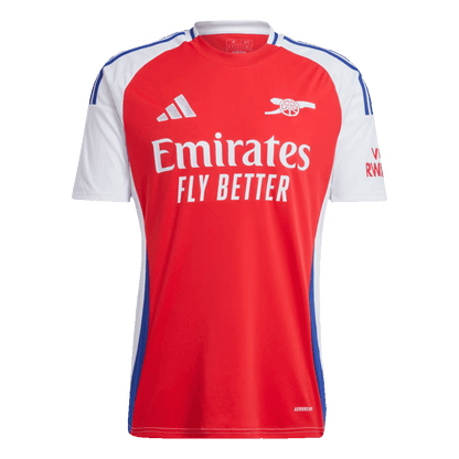 RICE #41 Arsenal Home Soccer Jersey 2024/25 Red - UCL