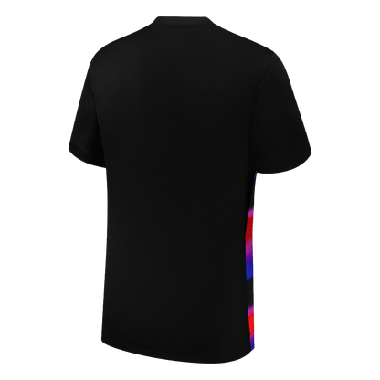 Men's England Away Soccer Jersey 2025 Black - Women's Euro