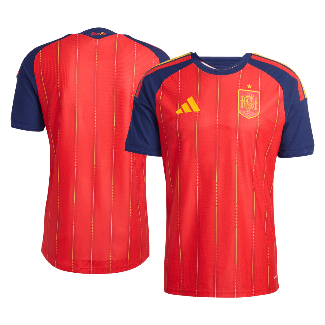 Authentic Spain Home Soccer Jersey 2026