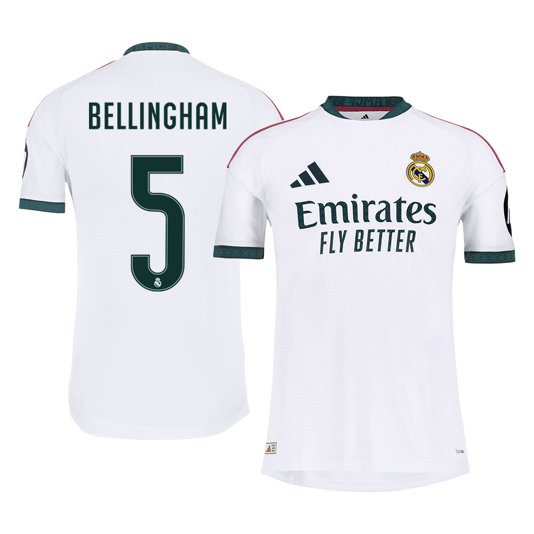 Authentic BELLINGHAM #5 Real Madrid Home Soccer Jersey 2026/27