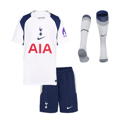 Kid's Tottenham Hotspur Home Soccer Jersey Kit(Jersey+Shorts+Socks) 2025/26