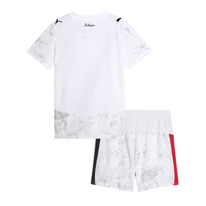 Kid's Manchester City KidSuper Soccer Jersey Kit(Jersey+Shorts) 2025/26 White - Club World Cup