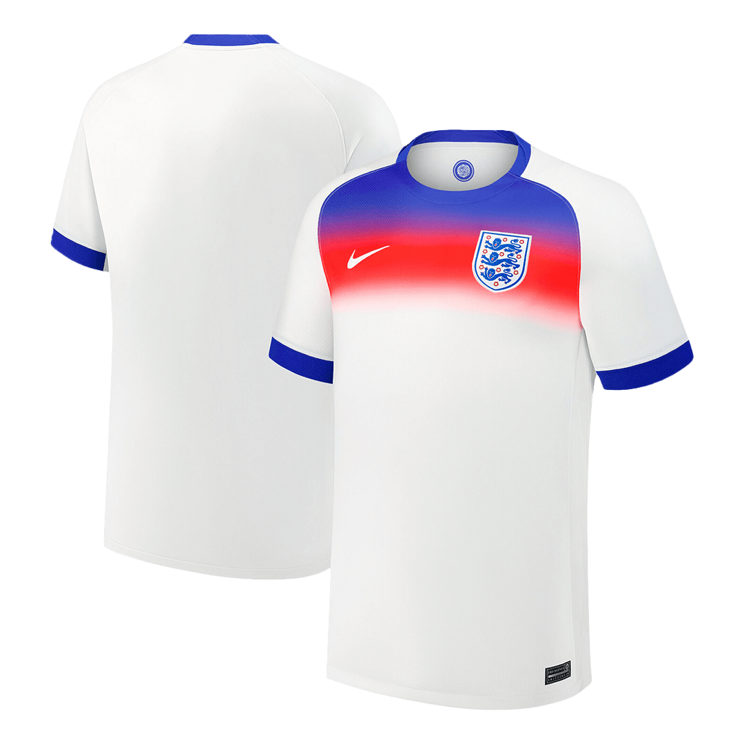 Men's England Home Soccer Jersey 2025 White - Women's Euro