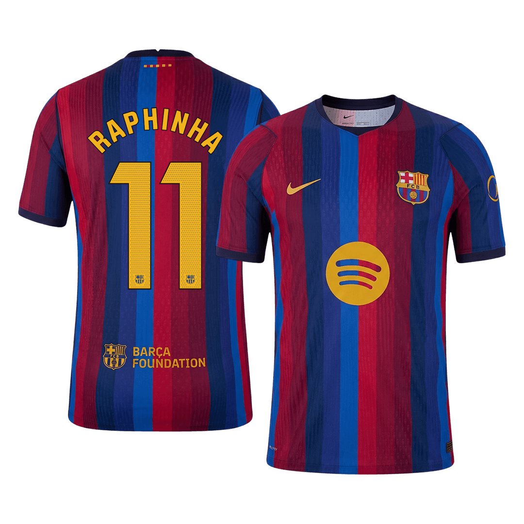 Player Version RAPHINHA #11 Barcelona Home Football Jersey 2026/27