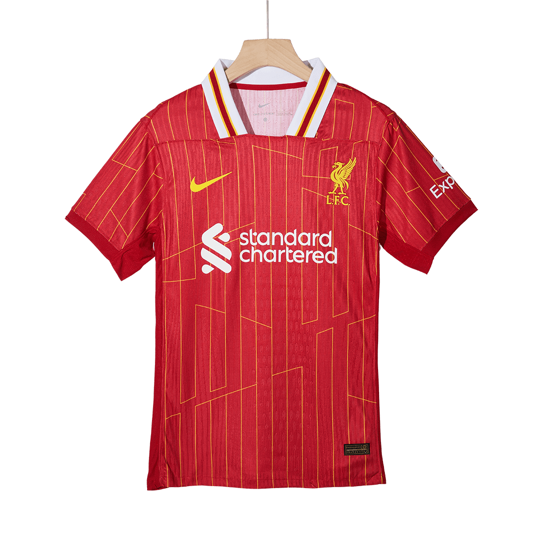 Authentic Liverpool Home Soccer Jersey Red - CHAMPIONS 24/25