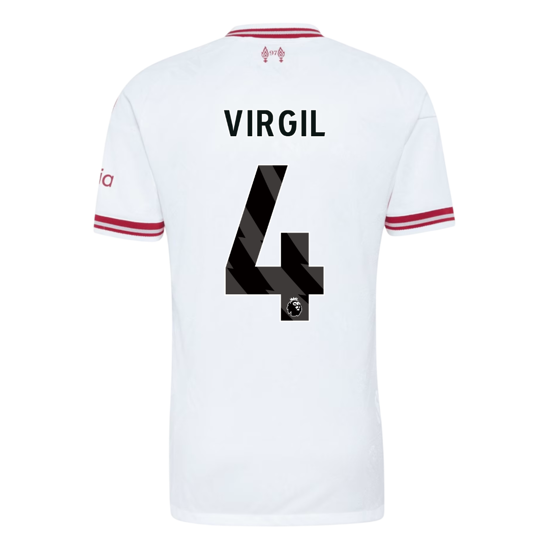 Authentic VIRGIL #4 Liverpool Away Soccer Jersey 2026/27