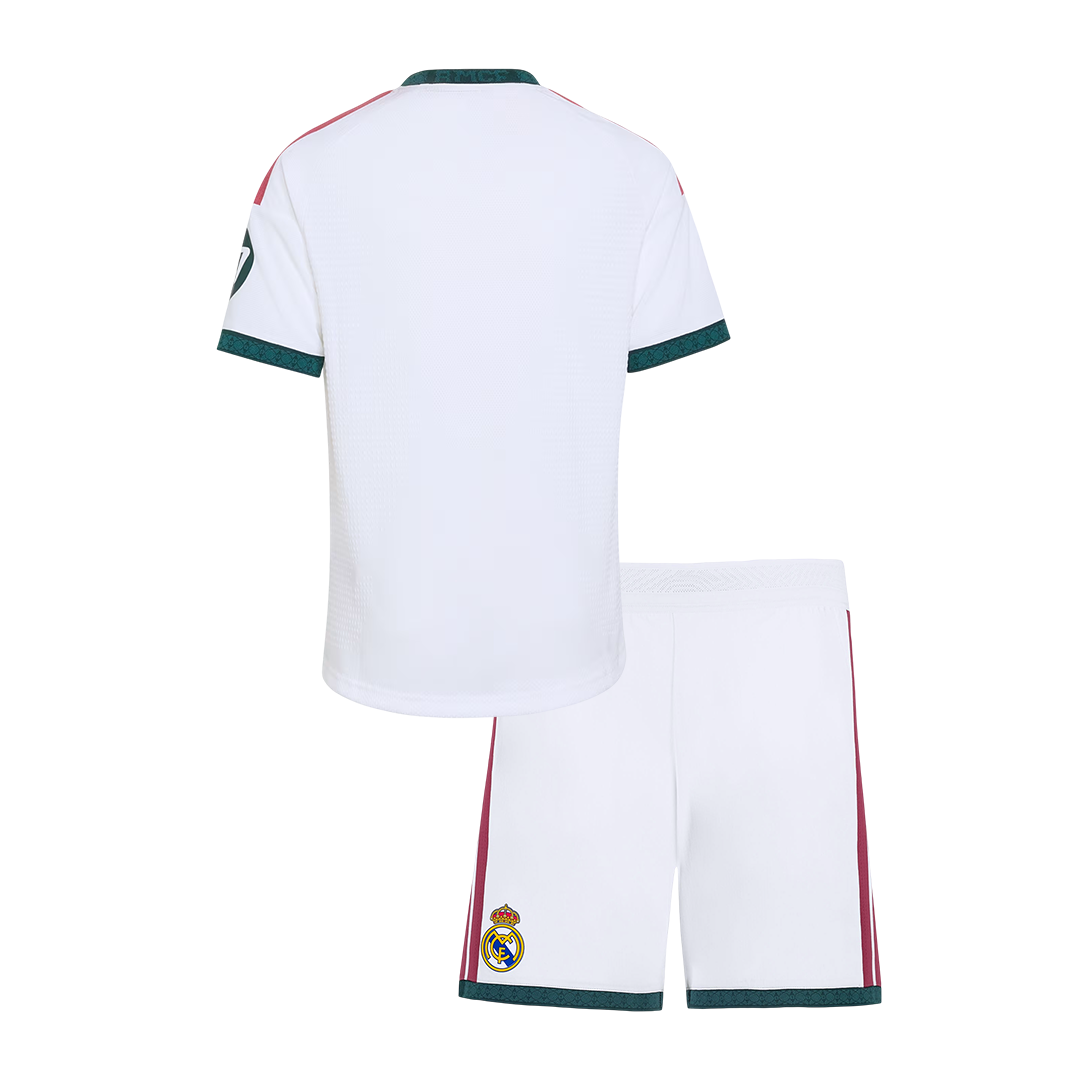 Player Version Kids Real Madrid Home Soccer Jersey Kit (Jersey+Shorts) 2026/27 White