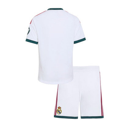 Player Version Kids Real Madrid Home Soccer Jersey Kit (Jersey+Shorts) 2026/27 White