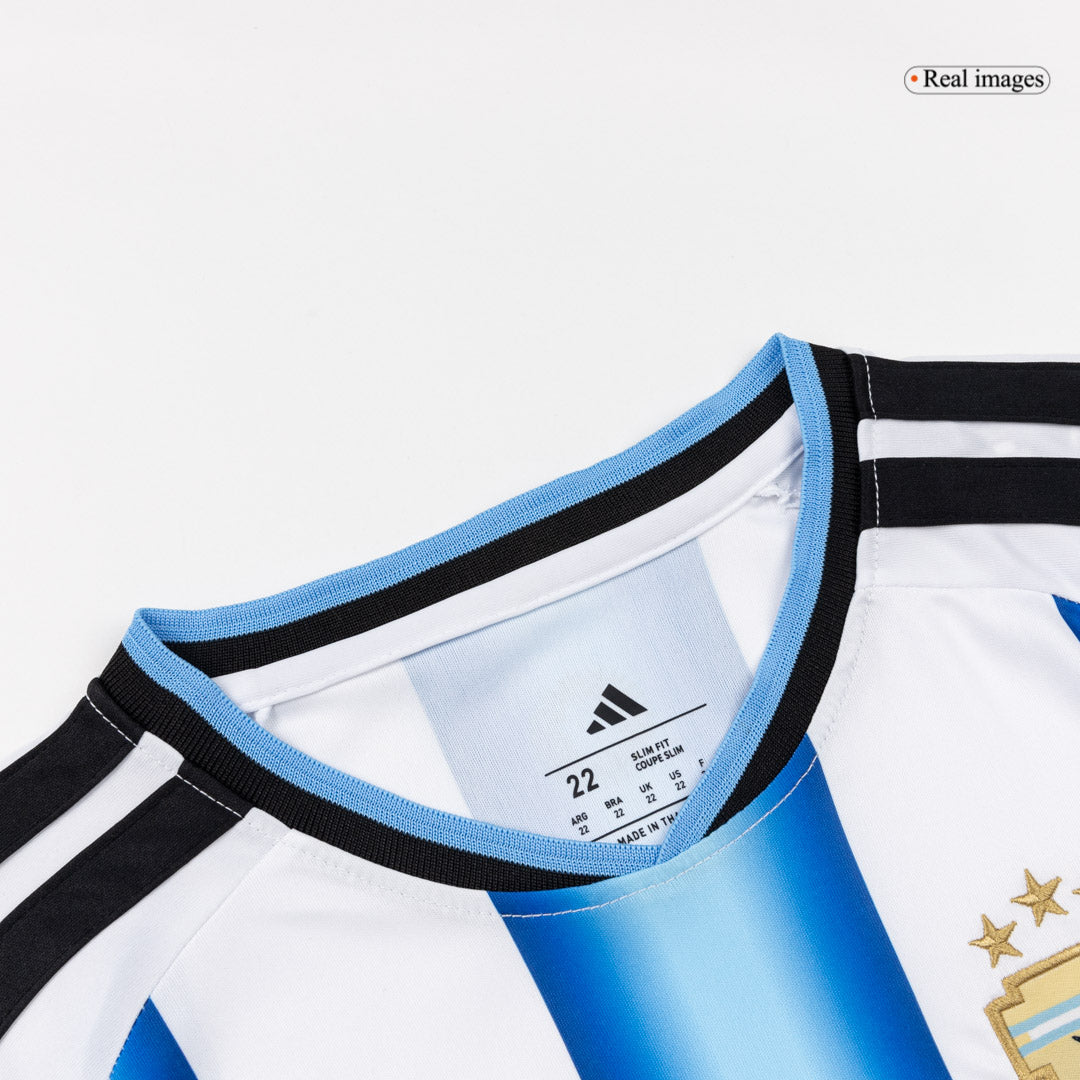 Kid's Argentina Home Soccer Jersey Kit(Jersey+Shorts+Socks) 2025/26
