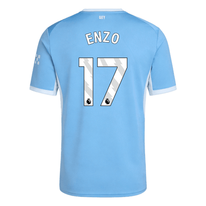 ENZO #17 Manchester City Home Soccer Jersey 26/27 Blue