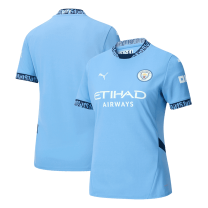 Women's Manchester City Home Soccer Jersey Shirt 2024/25
