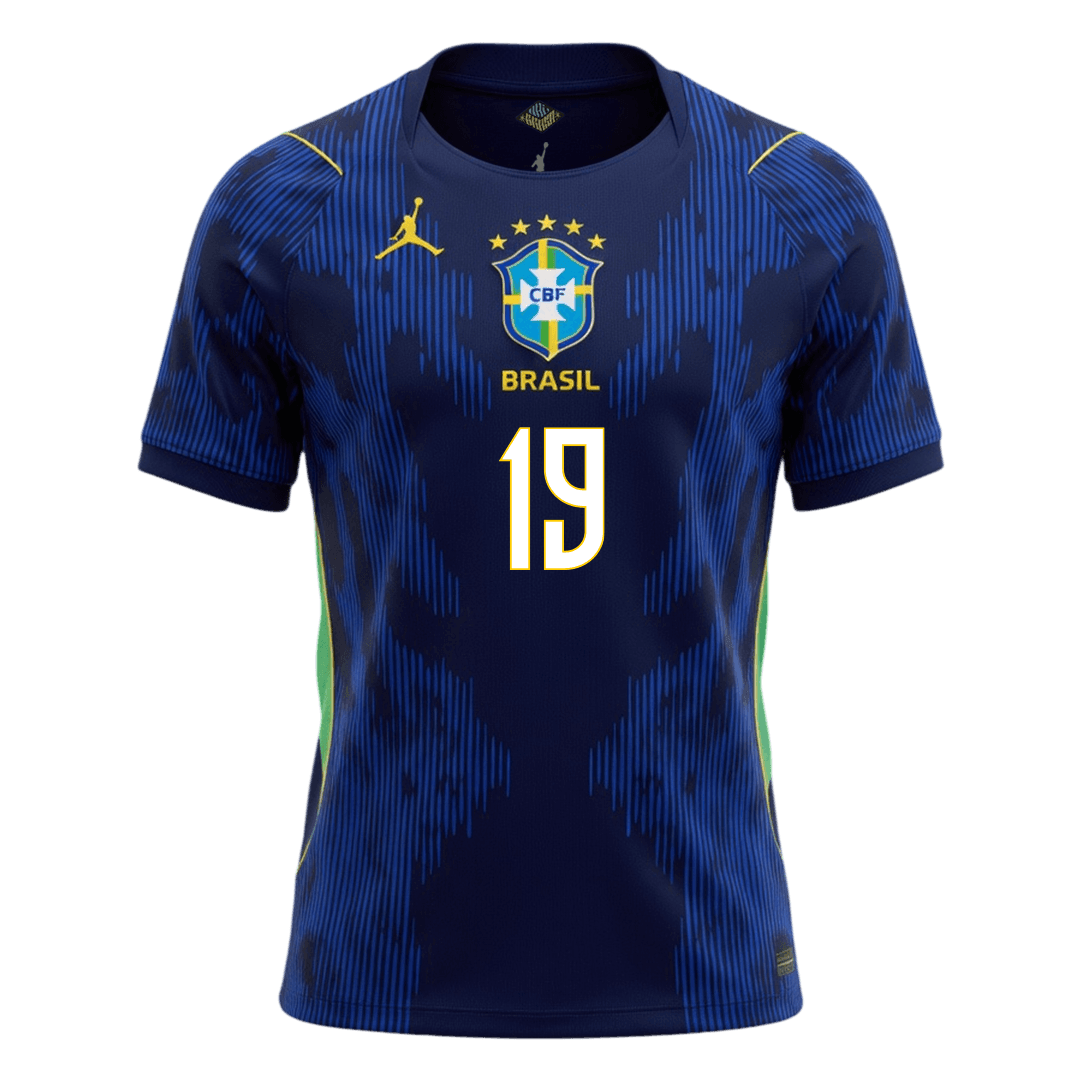 ENDRICK #19 Brazil Away Soccer Jersey World Cup 2026 Navy