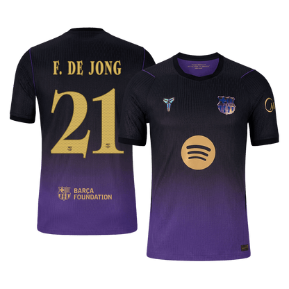 Player Version F. DE JONG #21 Barcelona Away Football Jersey 2026/27