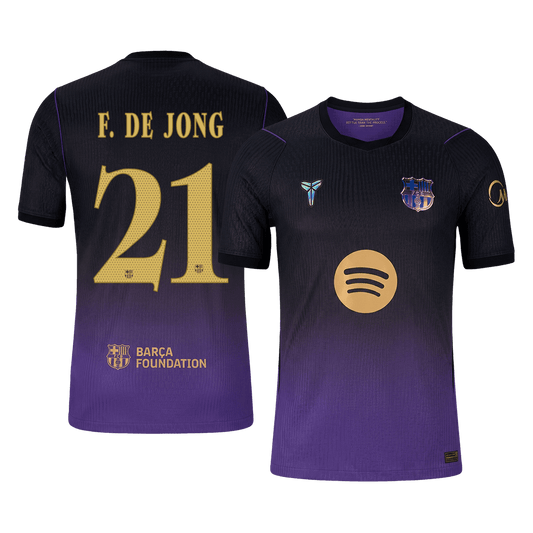 Authentic F. DE JONG #21 Barcelona Away Soccer Jersey 2026/27