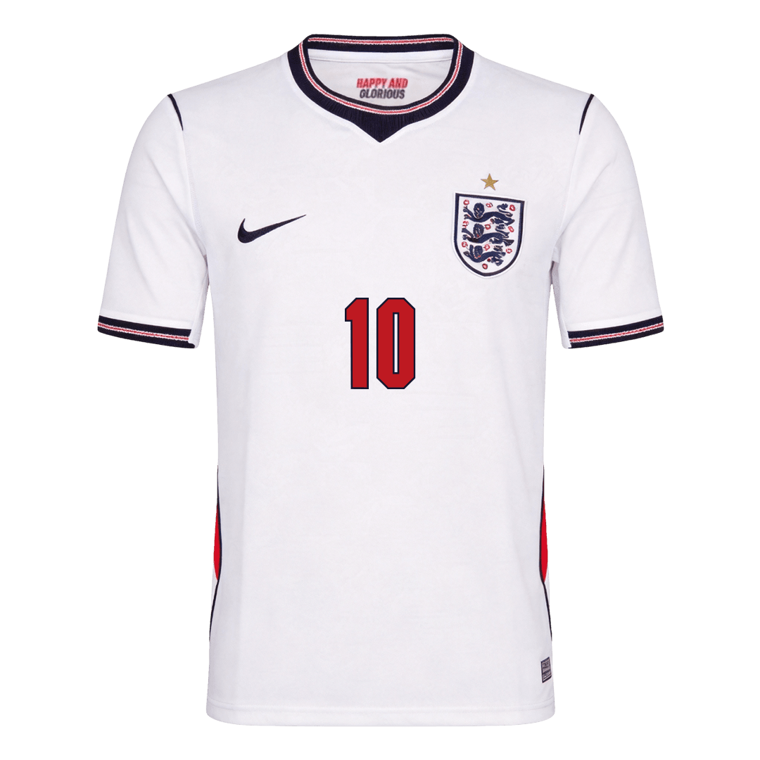 BELLINGHAM #10 England Home Soccer Jersey World Cup 2026 White