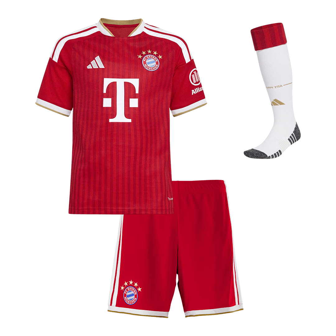Kids Bayern Munich Home Full Kit (Jersey+Shorts+Socks) 2026/27 Red