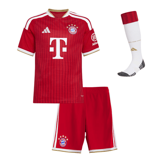 Kids Bayern Munich Home Full Kit (Jersey+Shorts+Socks) 2026/27 Red