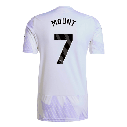 MOUNT #7 Manchester United Away Soccer Jersey 2025/26 White