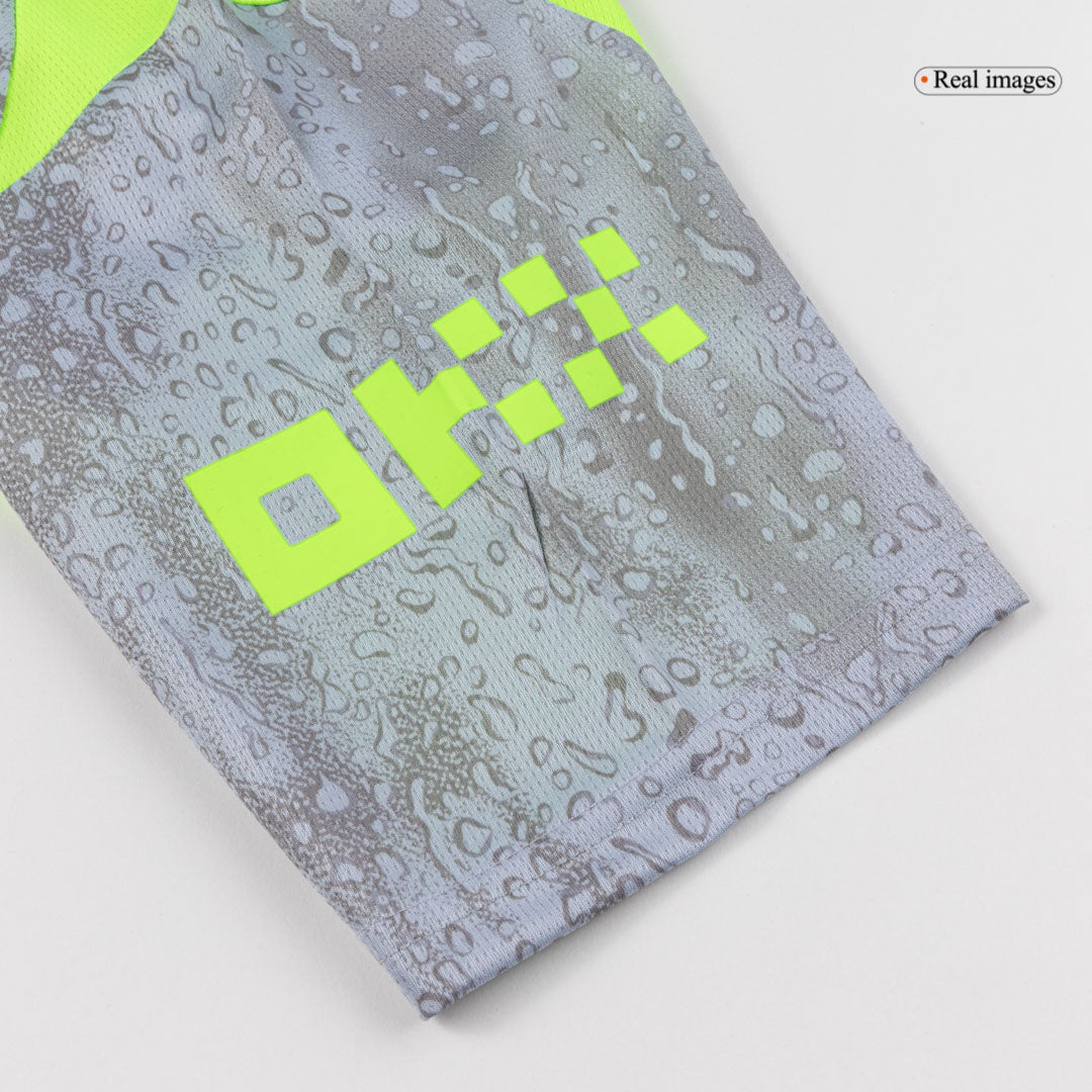 Manchester City Third Away Soccer Jersey Kit(Jersey+Shorts+Socks) 2025/26