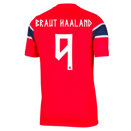 Player Version BRAUT HAALAND #9 Norway Home Soccer Jersey 2026