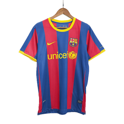 Retro A.INIESTA #8 2010/11 Barcelona Home Soccer Jersey