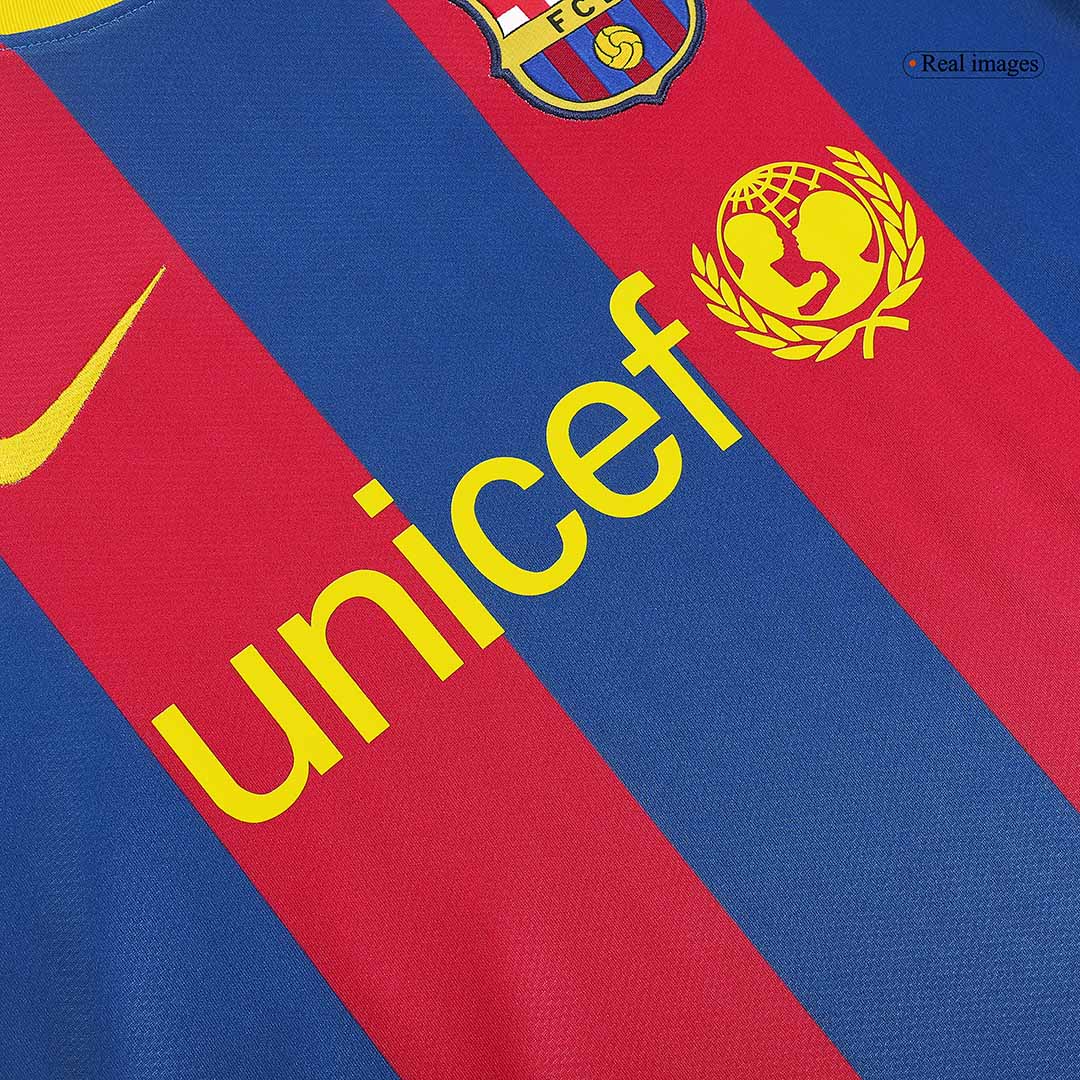Retro MESSI #10 2010/11 Barcelona Home Soccer Jersey