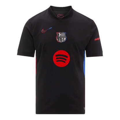 LAMINE YAMAL #19 Barcelona Away Soccer Jersey 2024/25 - UCL (Spotify Logo Without Text)