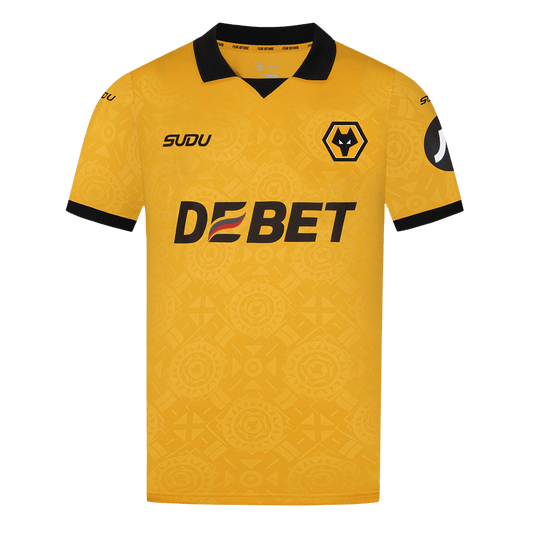 Wolves Home Soccer Jersey 2025/26 Yellow